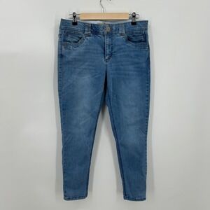 Democracy Ab Technology Slim Ankle Jeans Blue Medium Wash Womens Size 10